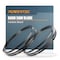 Powertec 80 in L, 1/4 in W, 6 TPI, High Carbon Steel, 0.014 in Thick, 2 PK 13191-P2 - alternate 1